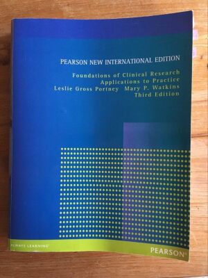 Foundations of Clinical Research Applications to Practice